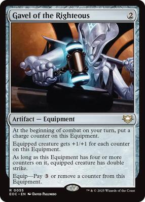 Gavel of the Righteous card from Commander: Edge of Eternities