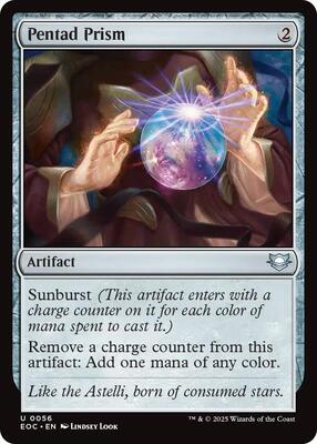 Pentad Prism card from Commander: Edge of Eternities