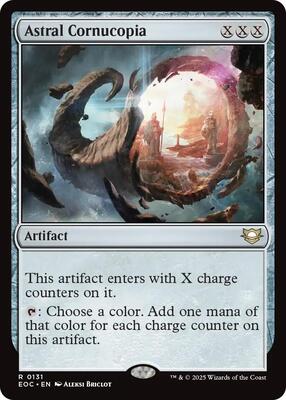 Astral Cornucopia card from Commander: Edge of Eternities