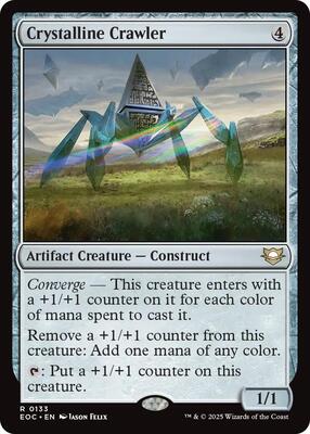 Crystalline Crawler card from Commander: Edge of Eternities