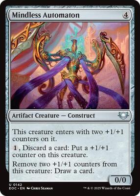 Mindless Automaton card from Commander: Edge of Eternities