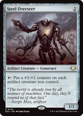 Steel Overseer card from Commander: Edge of Eternities