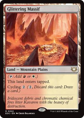 Glittering Massif card from Commander: Edge of Eternities