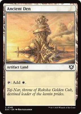 Ancient Den card from Commander: Edge of Eternities