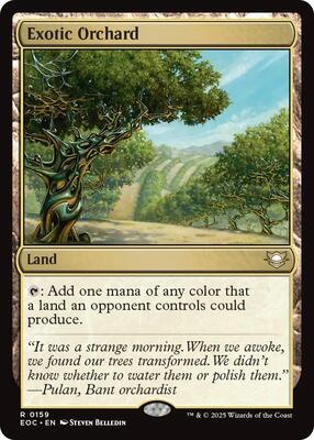 Exotic Orchard card from Commander: Edge of Eternities