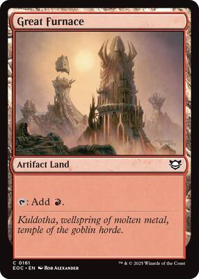 Great Furnace card from Commander: Edge of Eternities
