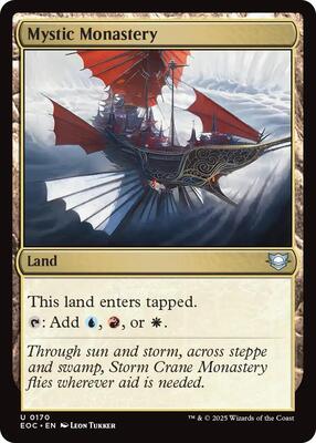 Mystic Monastery card from Commander: Edge of Eternities