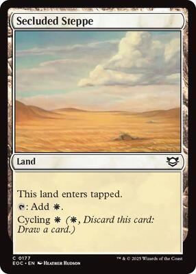 Secluded Steppe card from Commander: Edge of Eternities