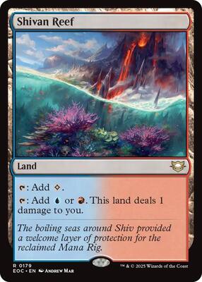 Shivan Reef card from Commander: Edge of Eternities