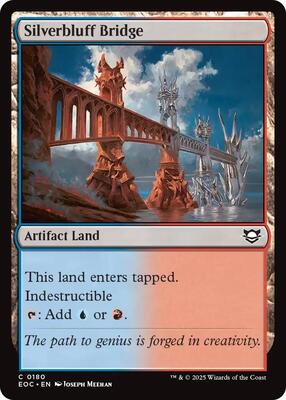 Silverbluff Bridge card from Commander: Edge of Eternities