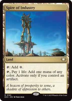 Spire of Industry card from Commander: Edge of Eternities