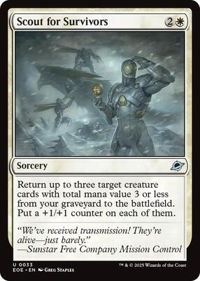 Scout for Survivors card from Edge of Eternities