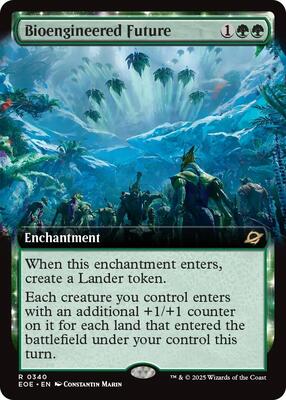Bioengineered Future (Extended Art) card from Edge of Eternities