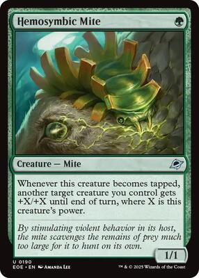 Hemosymbic Mite card from Edge of Eternities