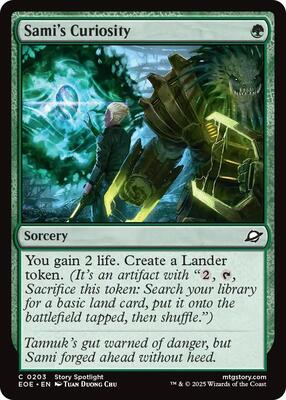 Sami's Curiosity card from Edge of Eternities