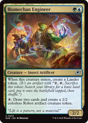 Biomechan Engineer card from Edge of Eternities