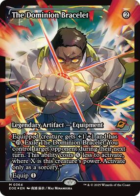 The Dominion Bracelet (Showcase) card from Edge of Eternities