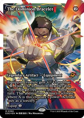 The Dominion Bracelet (Showcase) (Fracture Foil) card from Edge of Eternities