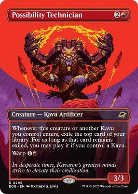 Possibility Technician (Borderless) card from Edge of Eternities