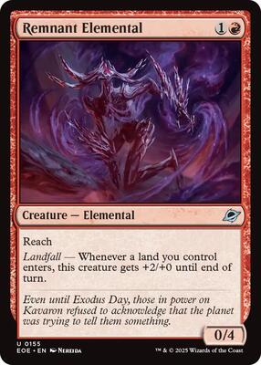 Remnant Elemental card from Edge of Eternities