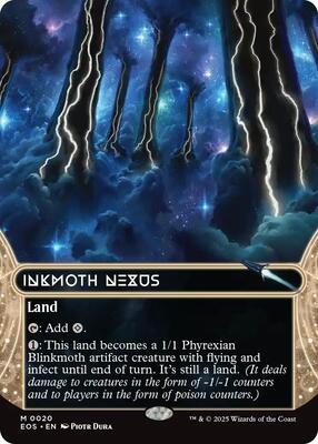 Inkmoth Nexus (0020) (Borderless) card from Edge of Eternities: Stellar Sights