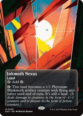 Inkmoth Nexus (0065) (Borderless) card from Edge of Eternities: Stellar Sights