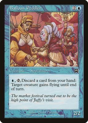 Balloon Peddler card from Mercadian Masques