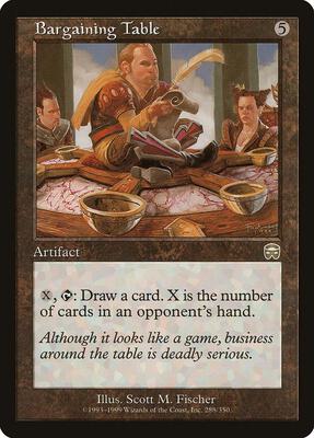 Bargaining Table card from Mercadian Masques