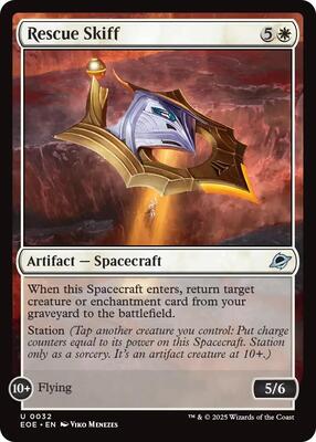 Rescue Skiff card from Edge of Eternities