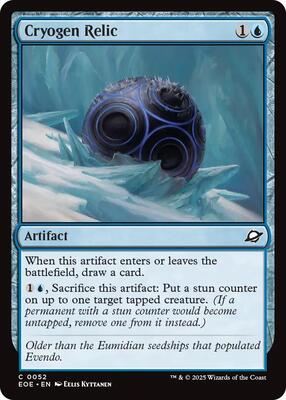 Cryogen Relic card from Edge of Eternities