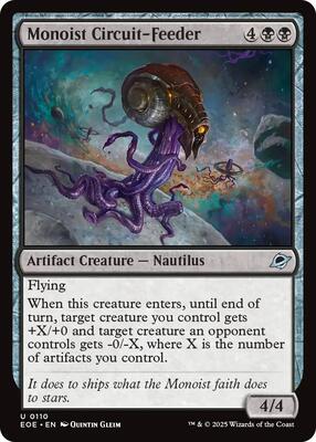 Monoist Circuit-Feeder card from Edge of Eternities