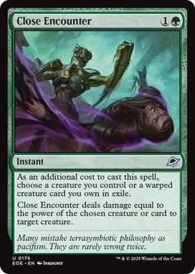 Close Encounter card from Edge of Eternities