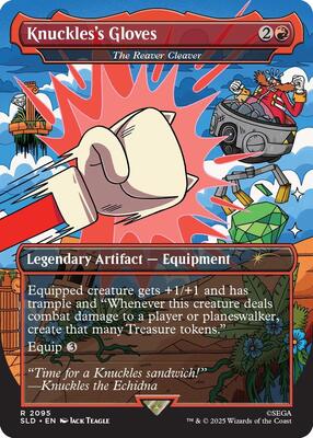 Knuckles's Gloves - The Reaver Cleaver card from Secret Lair Drop Series