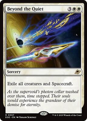 Beyond the Quiet card from Edge of Eternities