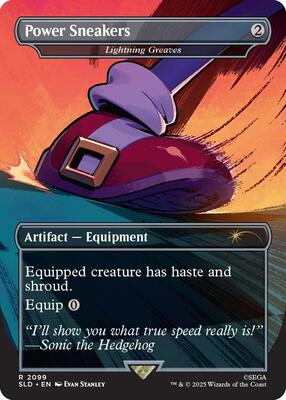 Power Sneakers - Lightning Greaves card from Secret Lair Drop Series