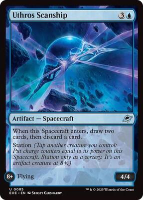 Uthros Scanship card from Edge of Eternities