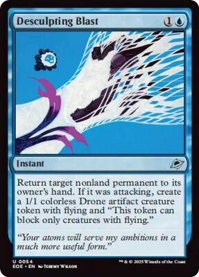 Desculpting Blast card from Edge of Eternities