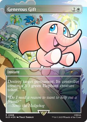 Generous Gift (2088) (Rainbow Foil) card from Secret Lair Drop Series