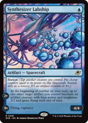 Synthesizer Labship card from Edge of Eternities