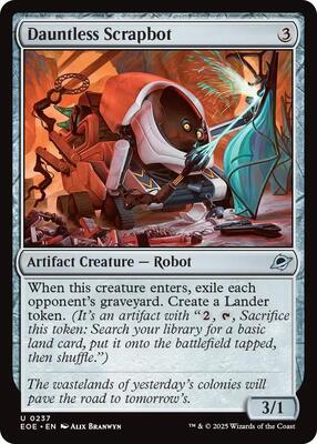 Dauntless Scrapbot card from Edge of Eternities