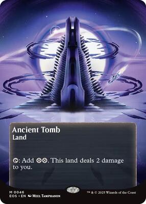 Ancient Tomb (0046) (Borderless) card from Edge of Eternities: Stellar Sights