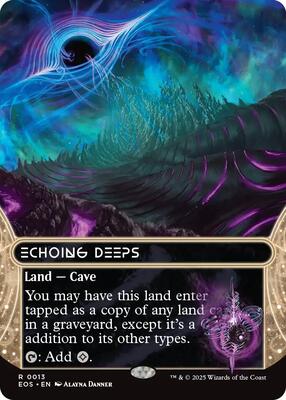 Echoing Deeps (0013) (Borderless) card from Edge of Eternities: Stellar Sights