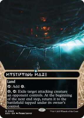 Mystifying Maze (0029) (Borderless) card from Edge of Eternities: Stellar Sights