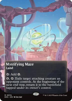 Mystifying Maze (0074) (Borderless) card from Edge of Eternities: Stellar Sights