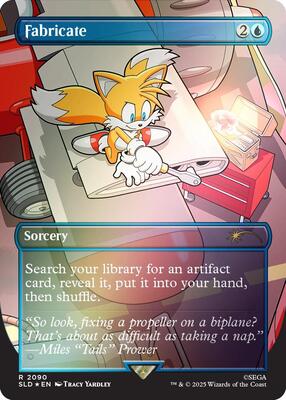 Fabricate (2090) (Rainbow Foil) card from Secret Lair Drop Series
