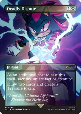 Deadly Dispute (2091) (Rainbow Foil) card from Secret Lair Drop Series