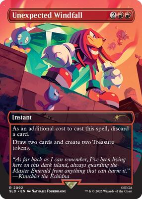 Unexpected Windfall (2092) card from Secret Lair Drop Series