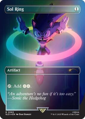 Sol Ring (2093) (Rainbow Foil) card from Secret Lair Drop Series