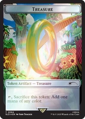 Treasure Token (2094) (Rainbow Foil) card from Secret Lair Drop Series