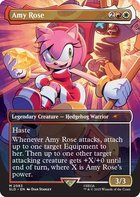 Amy Rose card from Secret Lair Drop Series